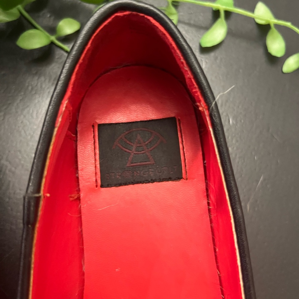 Strange Cvlt Cult Lydia SPOOKY Halloween Horror Gothic Punk Flats Shoes Size 6 - Picture 5 of 16